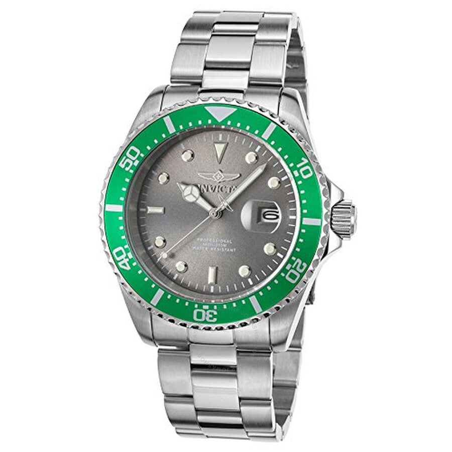 Invicta Pro Diver Grey Dial Stainless Steel Men's Watch 22021 - Dawson Watches