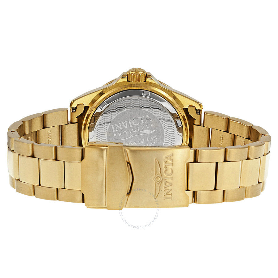 Invicta Pro Diver Light Champagne Dial Gold Ion-plated Men's Watch 14124 - Dawson Watches #3