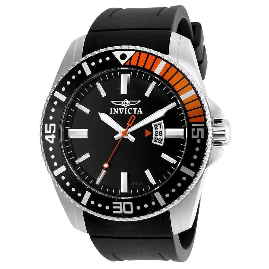 Invicta Pro Diver Quartz Black Dial Men's Watch 21392 - Dawson Watches