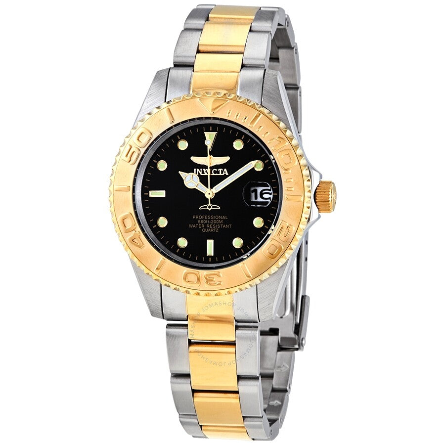 Invicta Pro Diver Quartz Black Dial Men's Watch 29941 - Dawson Watches