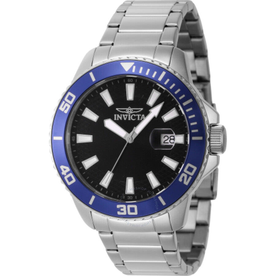 Invicta Pro Diver Quartz Black Dial Men's Watch 46064 - Dawson Watches