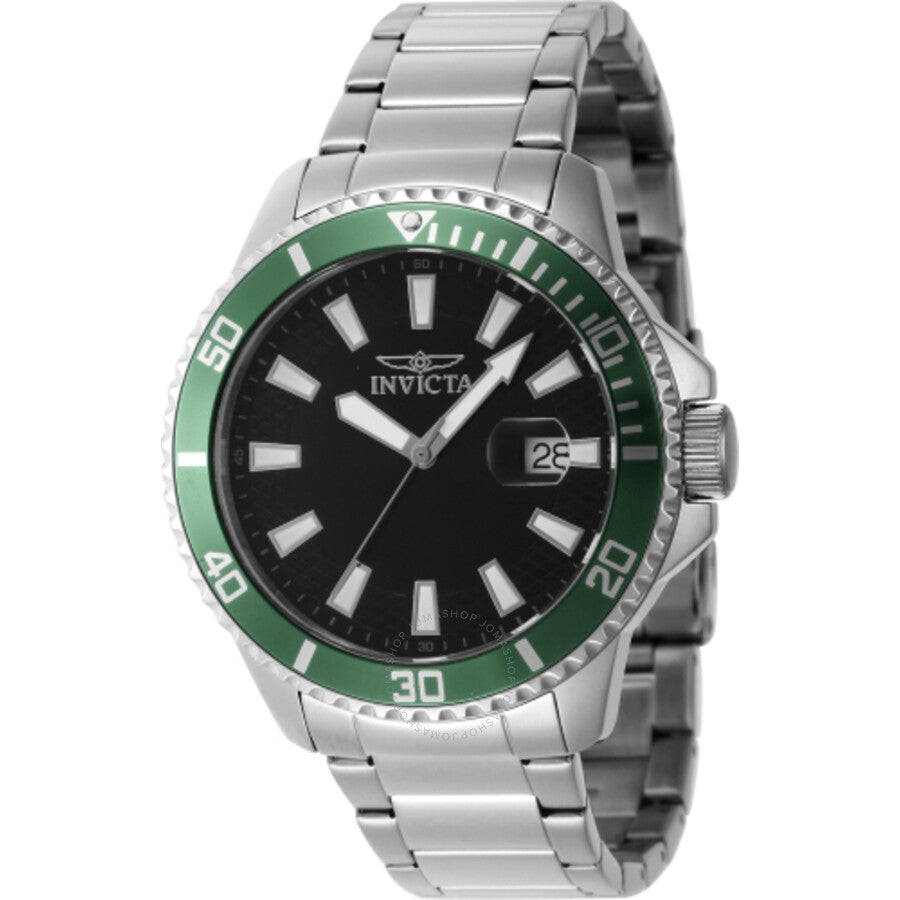 Invicta Pro Diver Quartz Black Dial Men's Watch 46075 - Dawson Watches