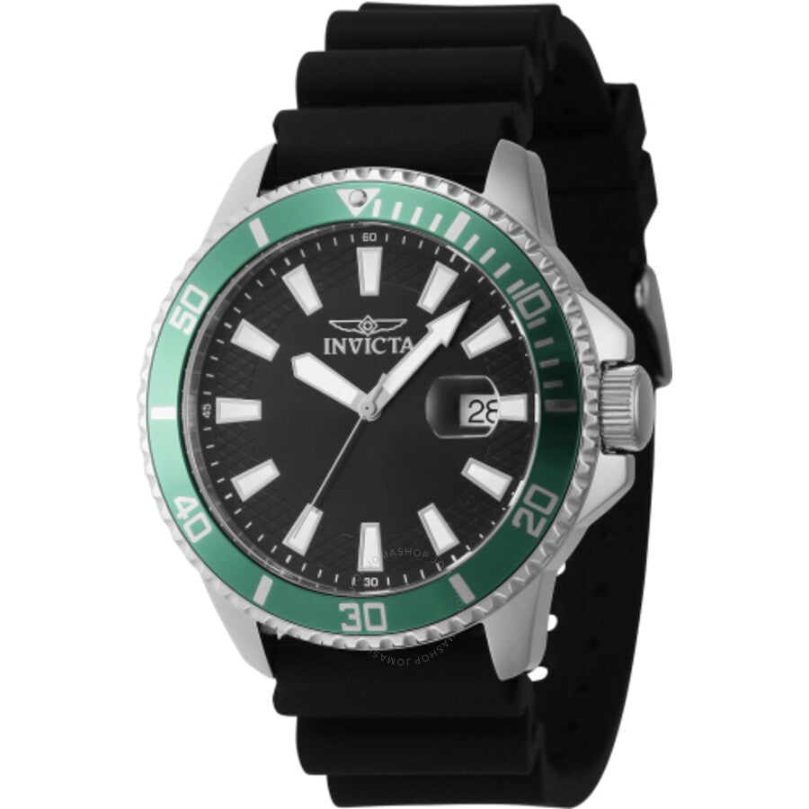 Invicta Pro Diver Quartz Black Dial Men's Watch 46129 - Dawson Watches