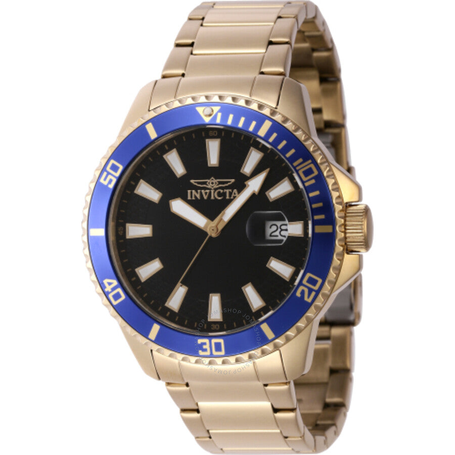 Invicta Pro Diver Quartz Black Dial Men's Watch 46139 - Dawson Watches