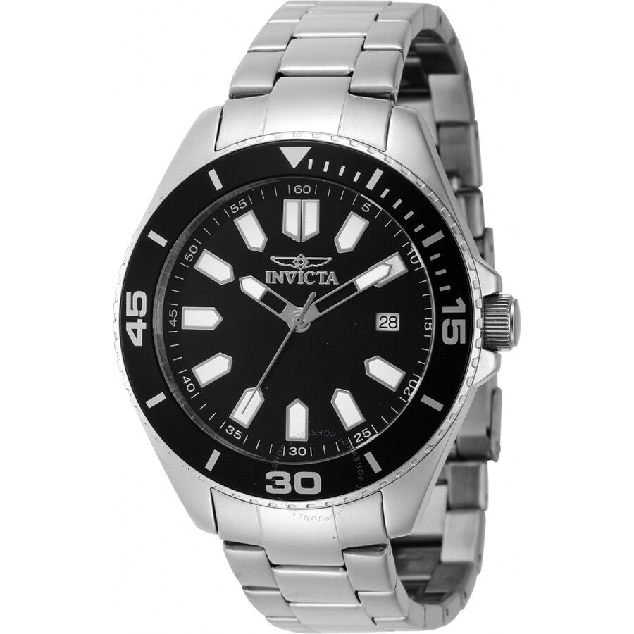 Invicta Pro Diver Quartz Black Dial Men's Watch 46316 - Dawson Watches