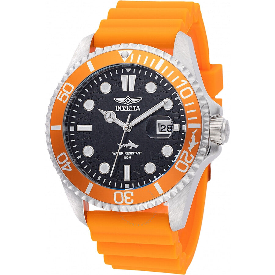 Invicta Pro Diver Quartz Black Dial Men's Watch 47162 - Dawson Watches