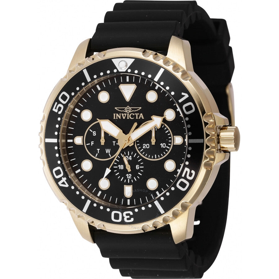Invicta Pro Diver Quartz Black Dial Men's Watch 47235 - Dawson Watches