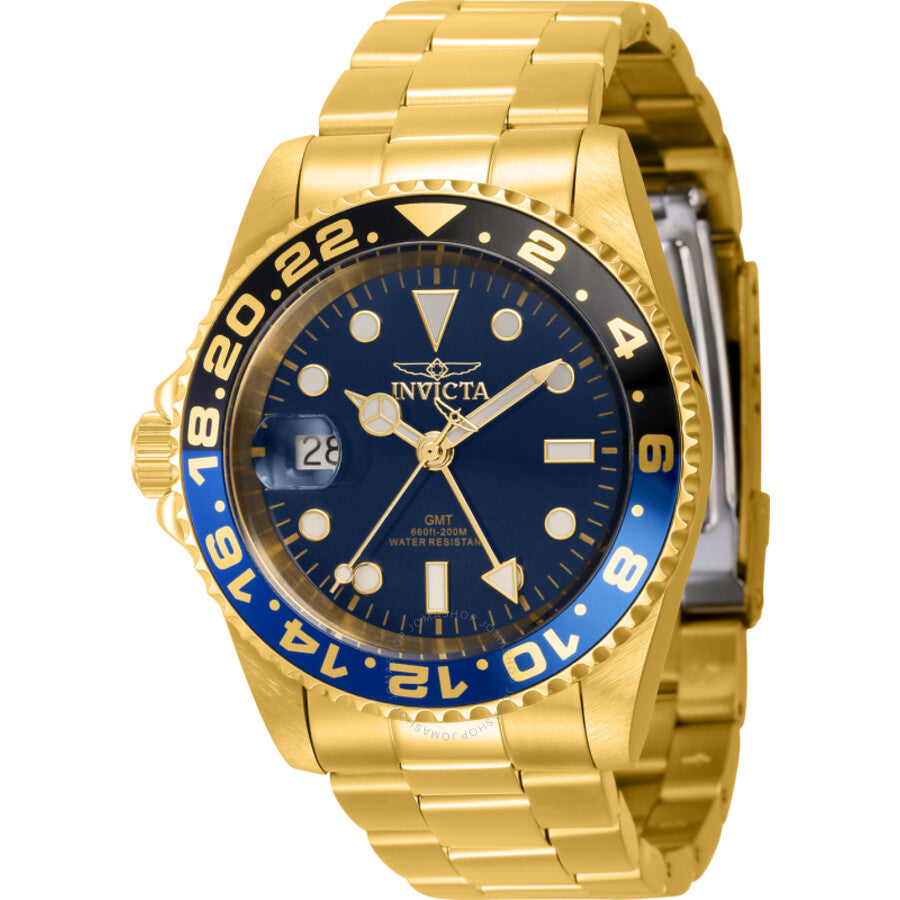 Invicta Pro Diver Quartz Blue Dial Batman Bezel Men's Lefty Watch 43964 - Dawson Watches