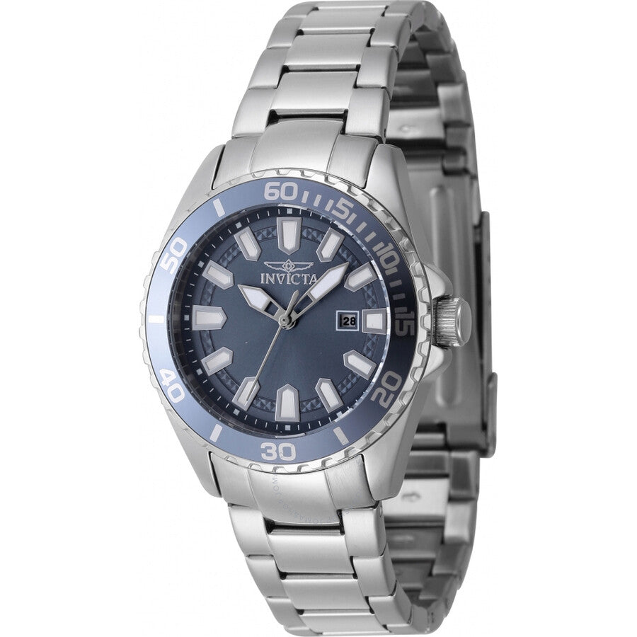 Invicta Pro Diver Quartz Blue Dial Ladies Watch 47343 - Dawson Watches