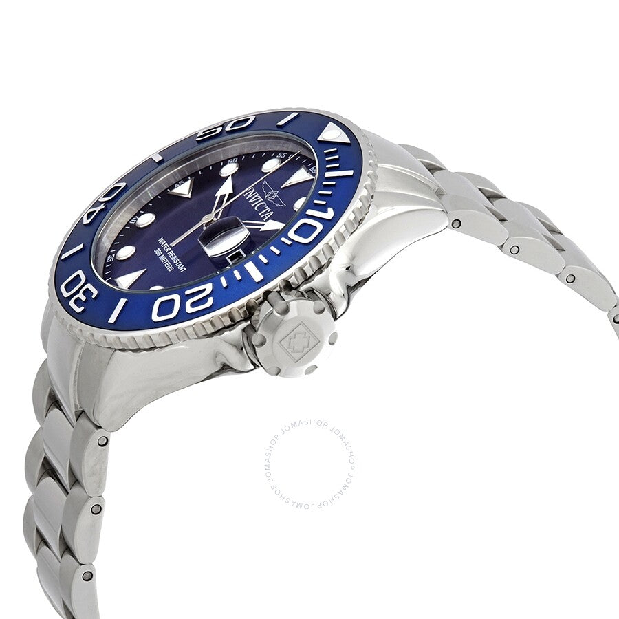 Invicta Grand Diver Quartz Blue Dial Stainless Steel Men's Watch 28766 - Dawson Watches #2