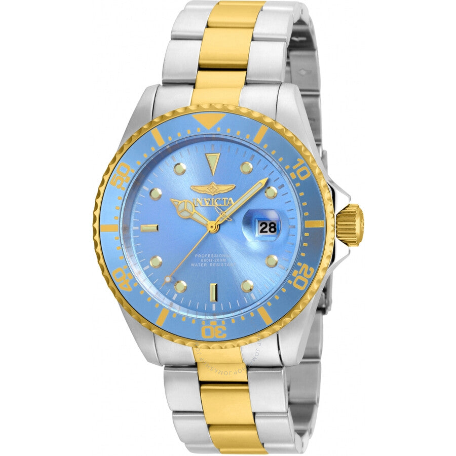 Invicta Pro Diver Quartz Blue Dial Two-tone Men's Watch 22060 - Dawson Watches