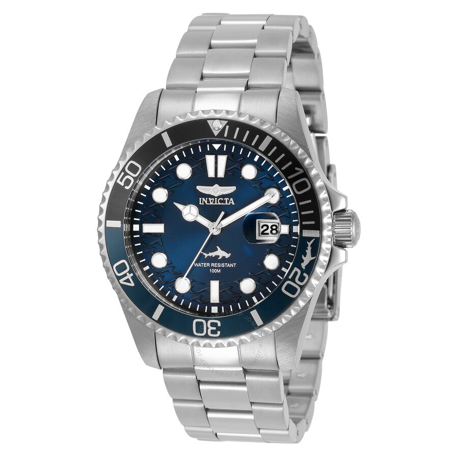 Invicta Pro Diver Quartz Blue Dial Batman Bezel Men's Watch 30807 - Dawson Watches