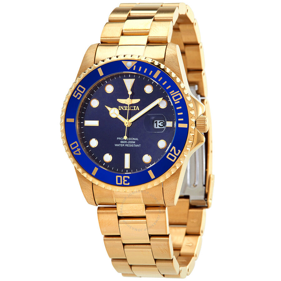 Invicta Pro Diver Quartz Blue Dial Men's Watch 33270 - Dawson Watches