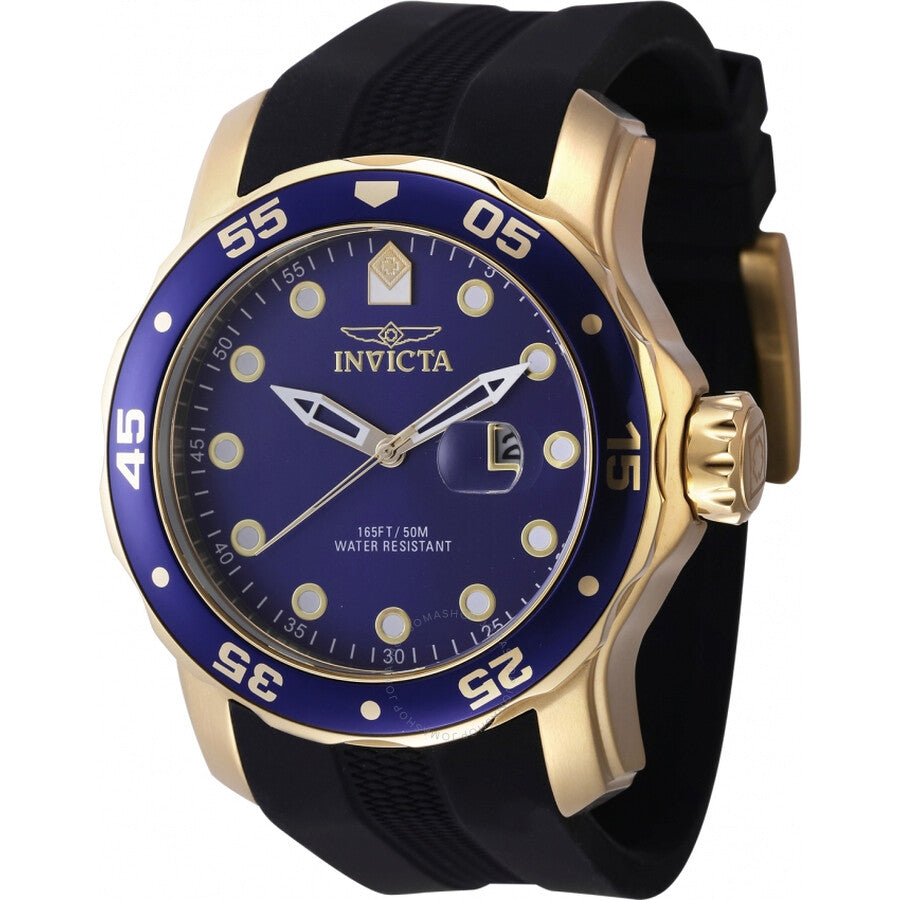 Invicta Pro Diver Quartz Blue Dial Men's Watch 45737 - Dawson Watches