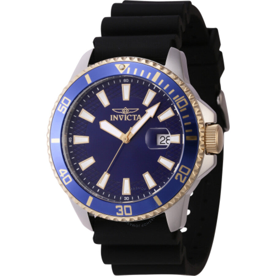 Invicta Pro Diver Quartz Blue Dial Men's Watch 46133 - Dawson Watches