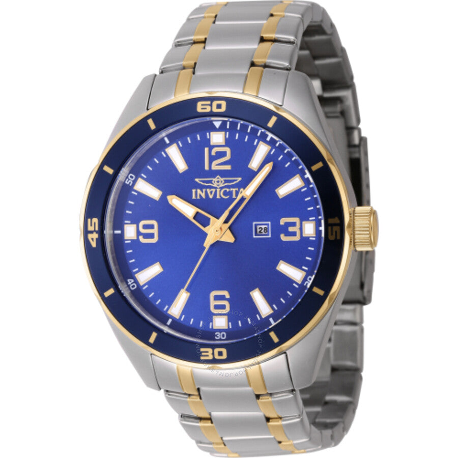 Invicta Pro Diver Quartz Blue Dial Men's Watch 46670 - Dawson Watches