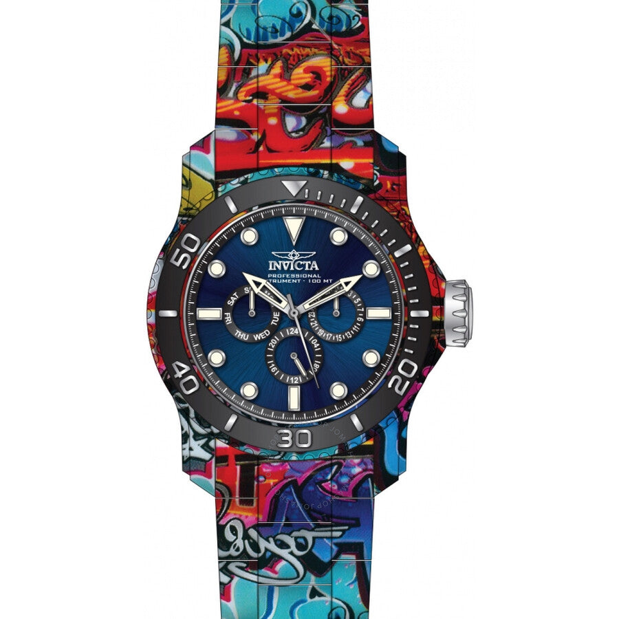 Invicta Pro Diver Quartz Blue Dial Men's Watch 47856 - Dawson Watches