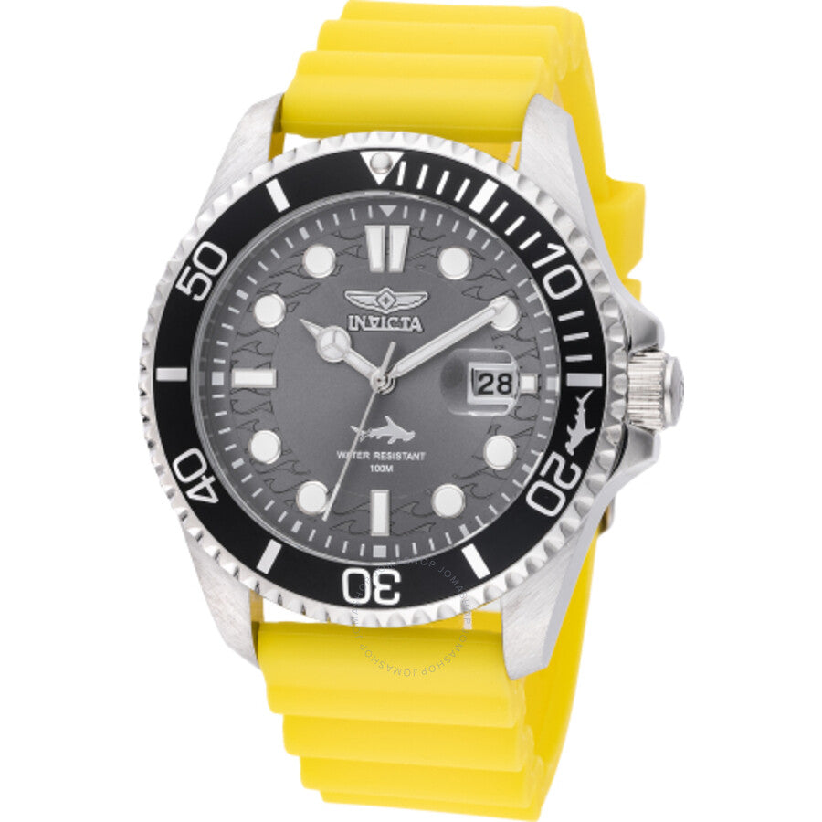 Invicta Pro Diver Quartz Charcoal Dial Men's Watch 47163 - Dawson Watches