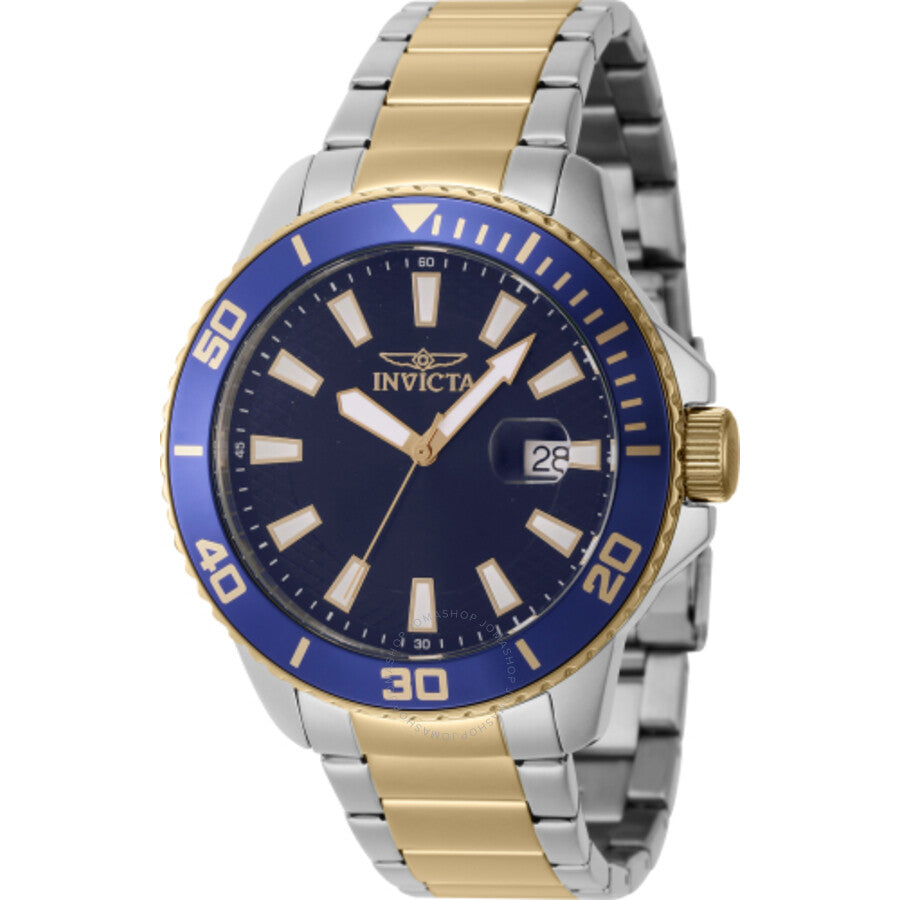 Invicta Pro Diver Quartz Date Blue Dial Men's Watch 46071 - Dawson Watches