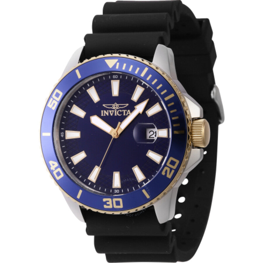 Invicta Pro Diver Quartz Date Blue Dial Men's Watch 46092 - Dawson Watches