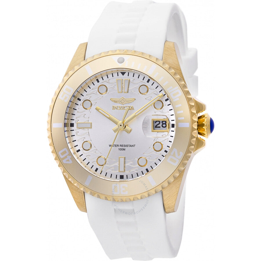 Invicta Pro Diver Quartz Silver Dial Ladies Watch 46694 - Dawson Watches