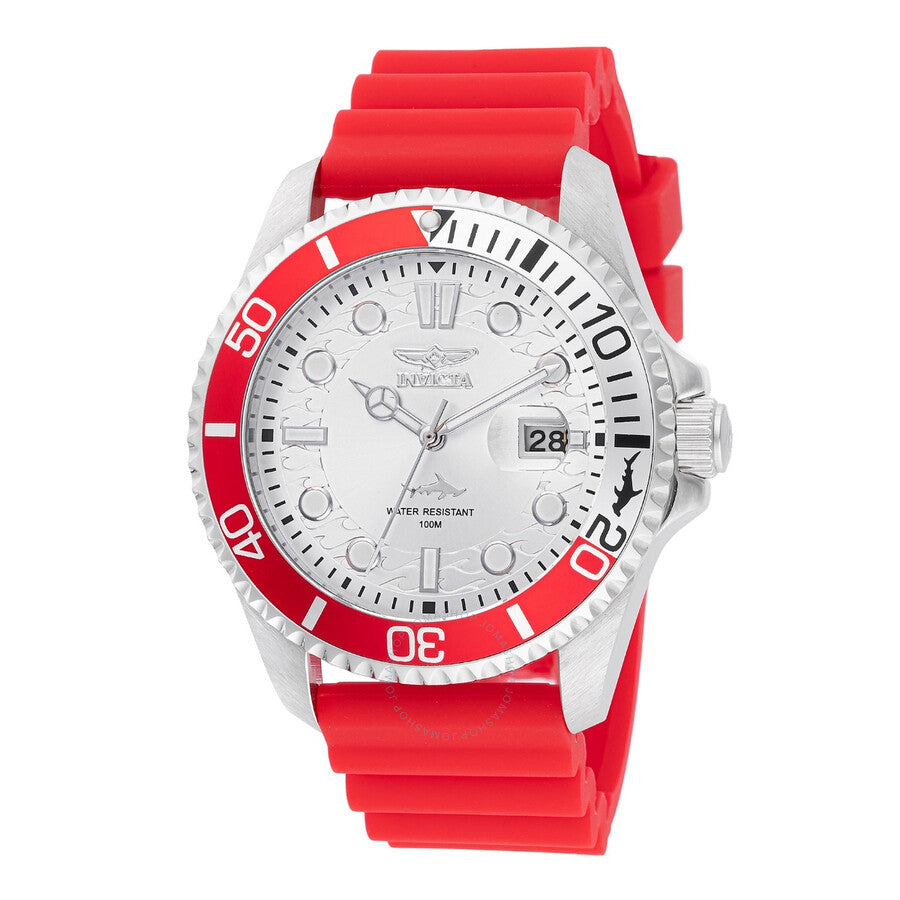 Invicta Pro Diver Quartz Silver Dial Men's Watch 47167 - Dawson Watches