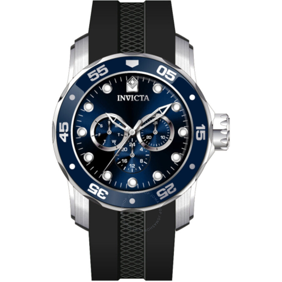 Invicta Pro Diver Scuba GMT Date Quartz Blue Dial Men's Watch 45722 - Dawson Watches