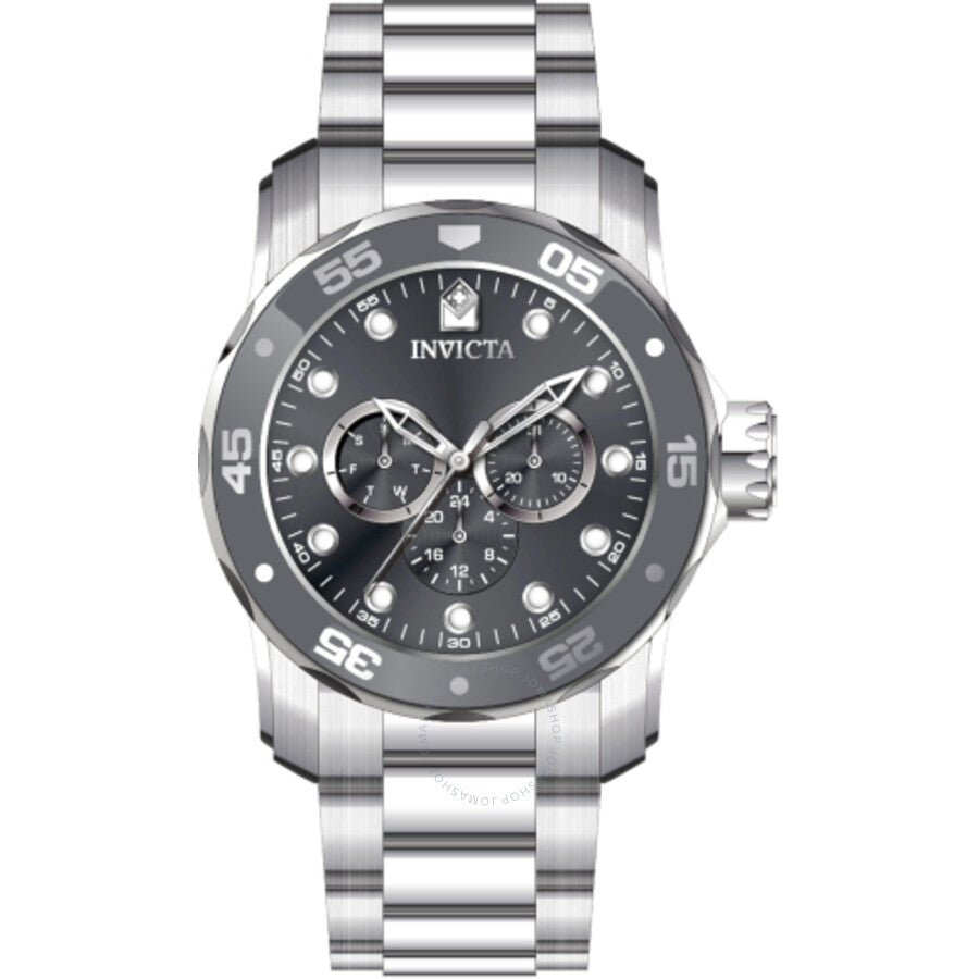 Invicta Pro Diver Scuba Quartz Charcoal Dial Men's Watch 45723 - Dawson Watches