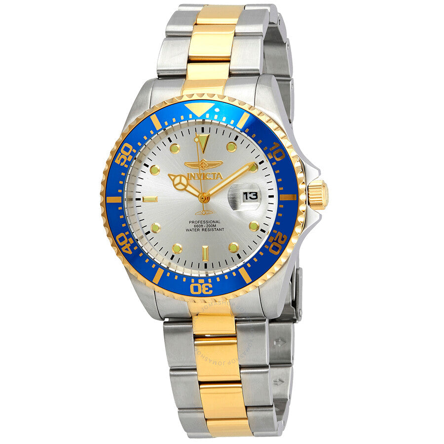 Invicta Pro Diver Silver Dial Men's Watch 22061 - Dawson Watches