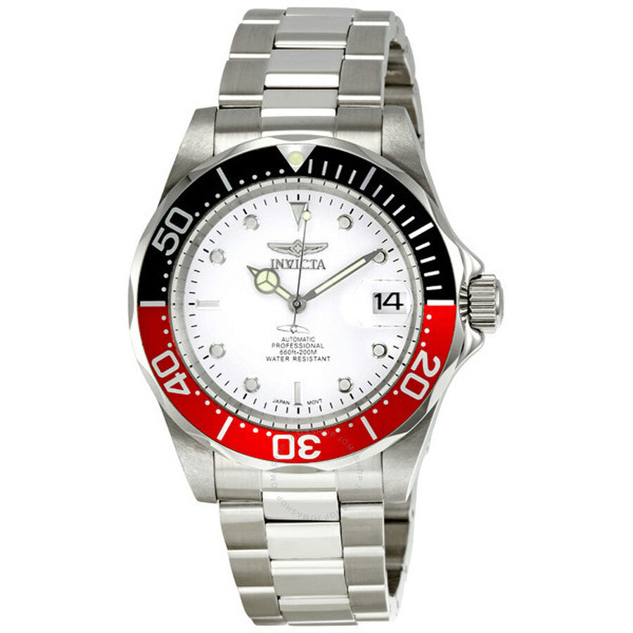 Invicta Pro Diver Automatic White Dial Coke Bezel Men's Watch 9404 - Dawson Watches