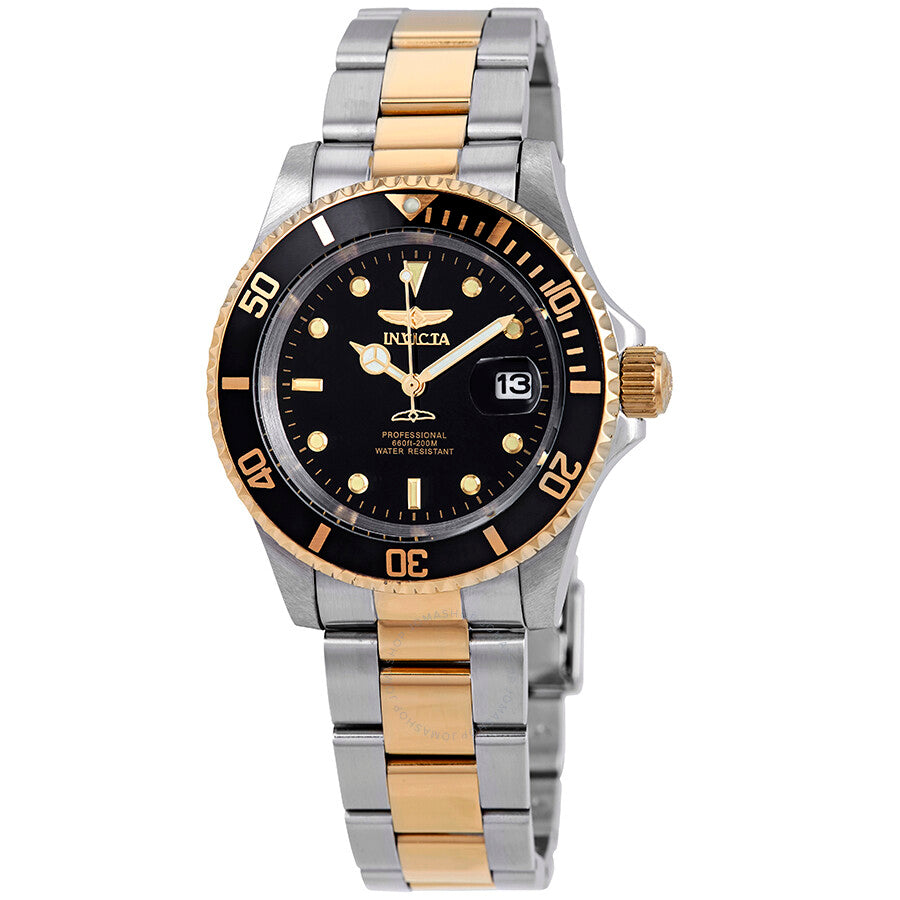 Invicta Pro Diver Two-tone Black Dial Two-tone Men's Watch 26973 - Dawson Watches