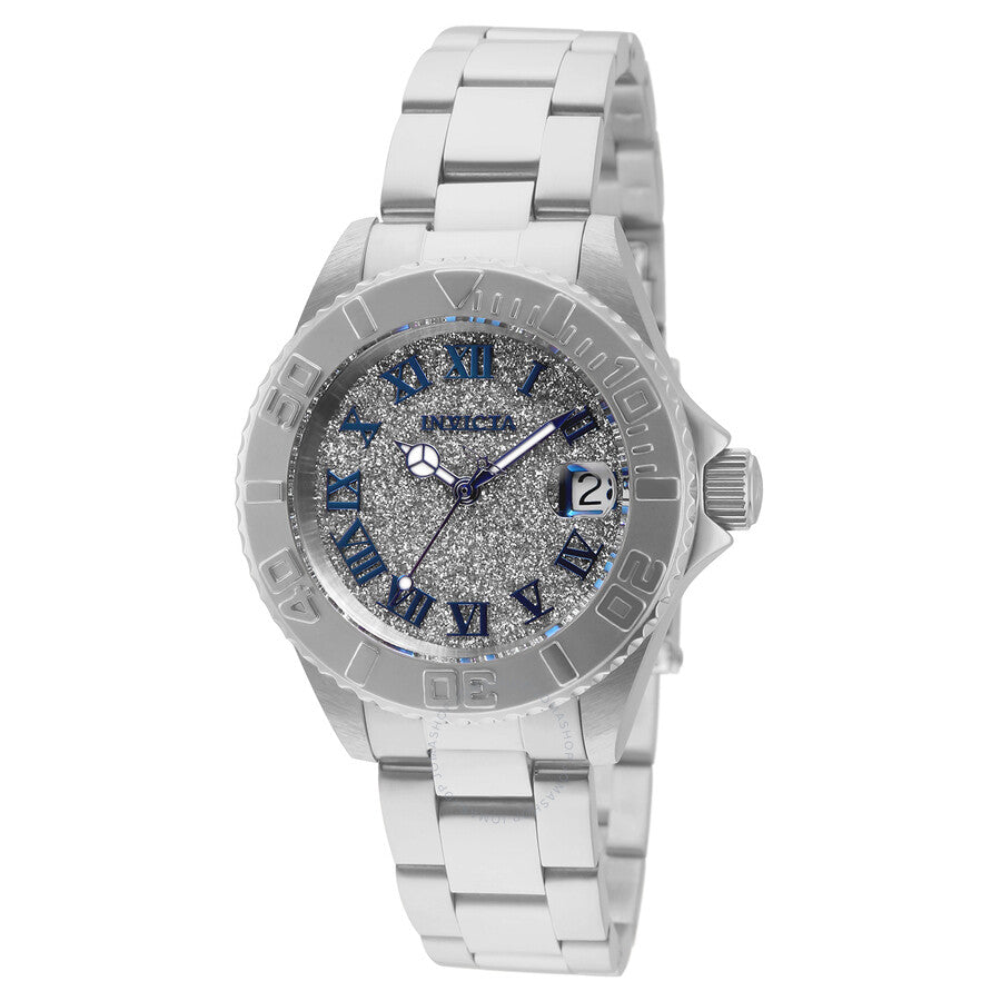 Invicta Quartz Silver Glitter Dial Ladies Watch 33360 - Dawson Watches