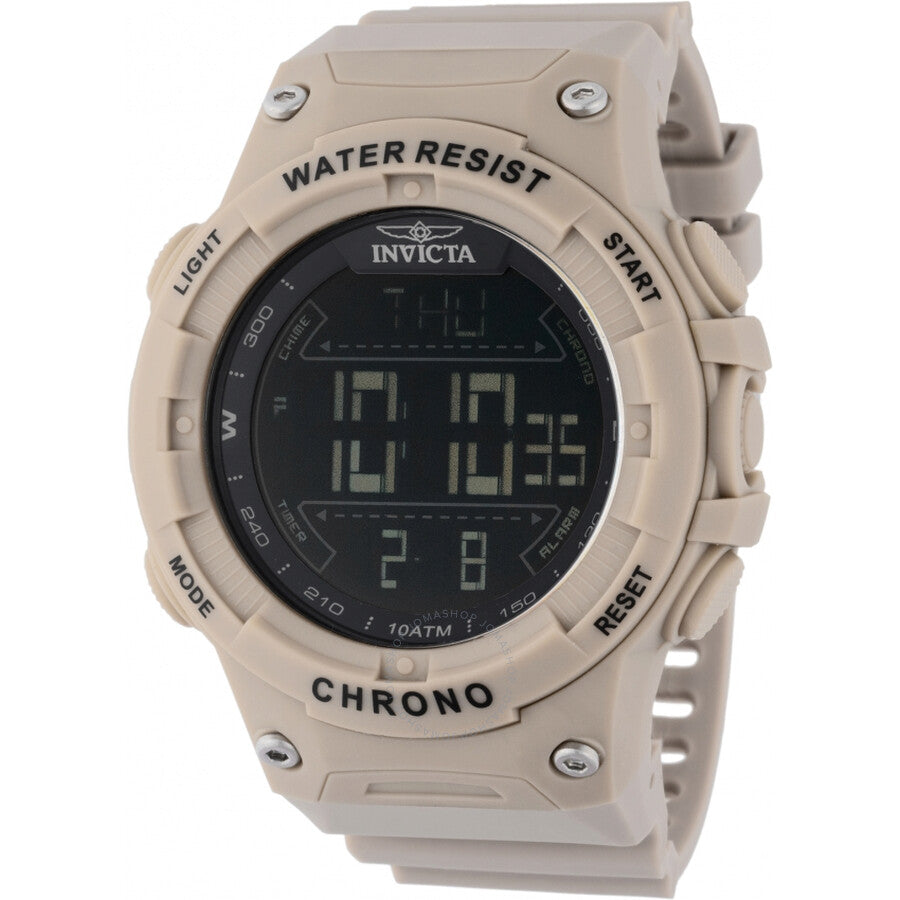 Invicta Racing Alarm Chronograph GMT Quartz Digital Black Dial Men's Watch 47526 - Dawson Watches