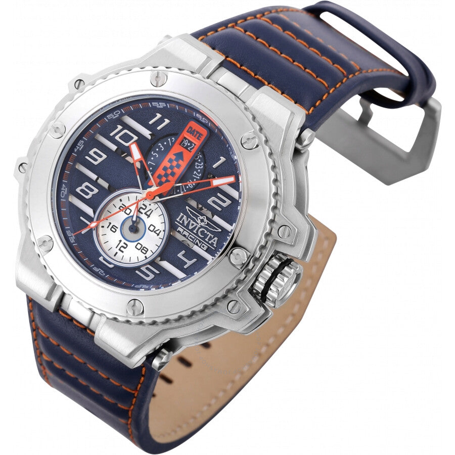 Invicta Invicta Racing Downforce GMT Quartz Blue Dial Men's Watch 47378 - The Watches Men & Co #2
