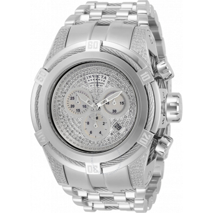 Invicta Reserve Bolt Zeus Chronograph Quartz Silver Dial Men's Watch 29900 - Dawson Watches