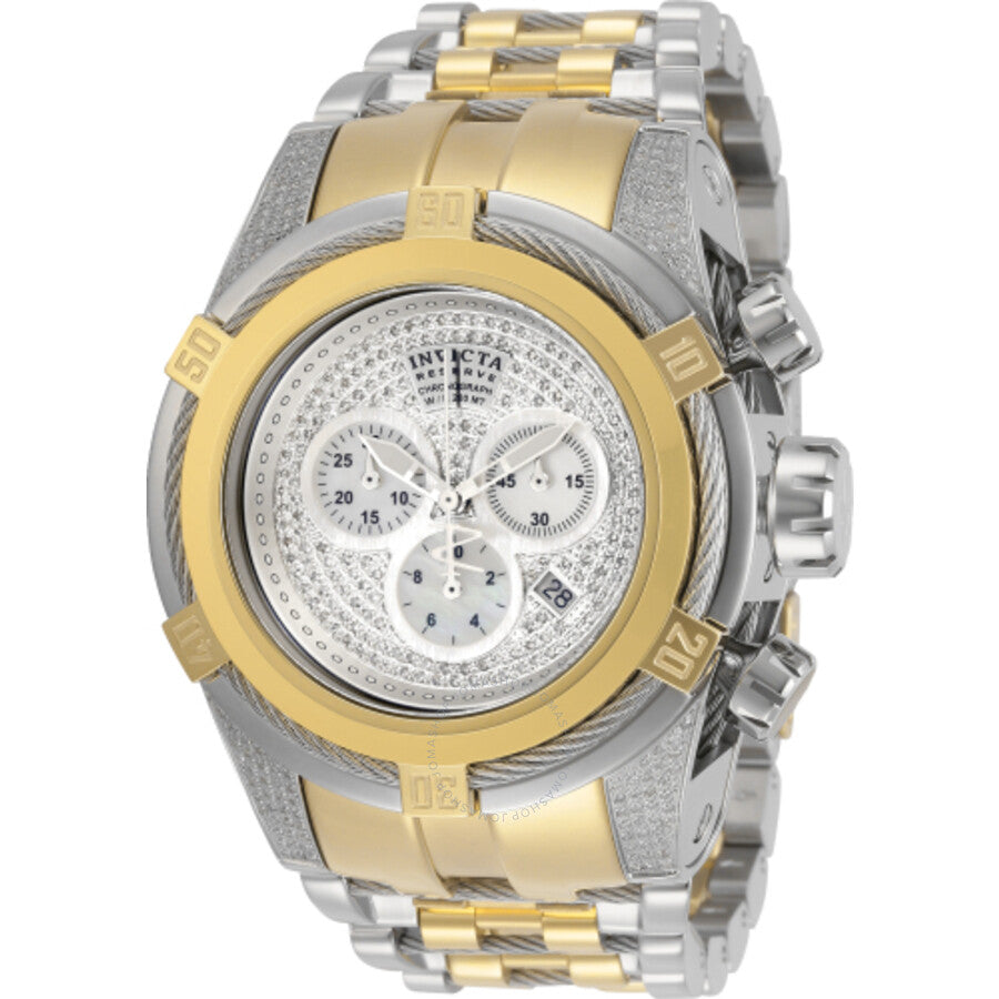 Invicta Reserve Bolt Zeus Chronograph Quartz Silver Dial Men's Watch 29901 - Dawson Watches