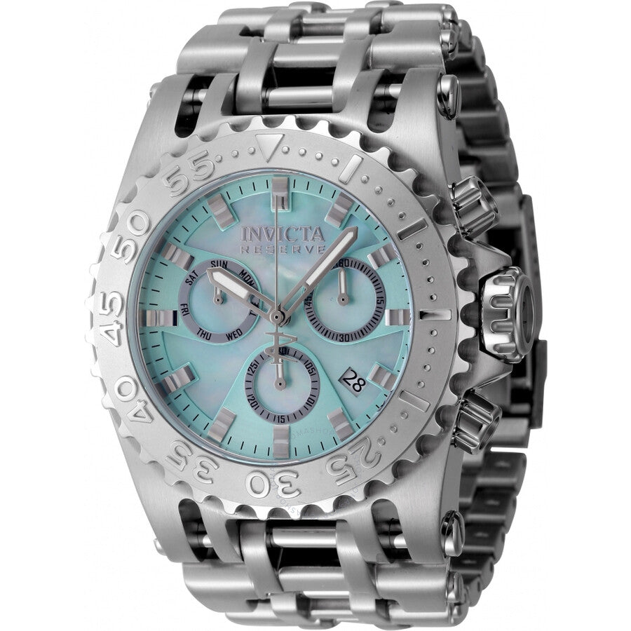 Invicta Reserve Chronograph Quartz Turquoise Dial Men's Watch 45929 - Dawson Watches