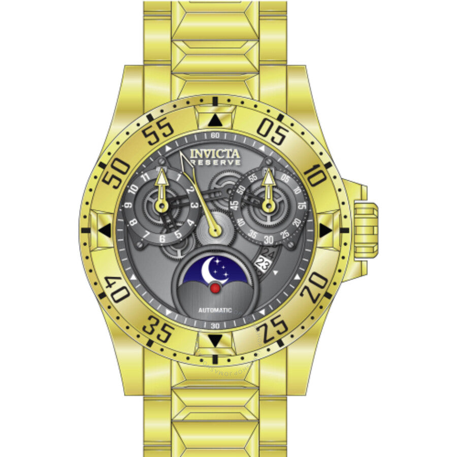 Invicta Reserve Excursion Automatic Gunmetal Dial Men's Watch 47571 - Dawson Watches