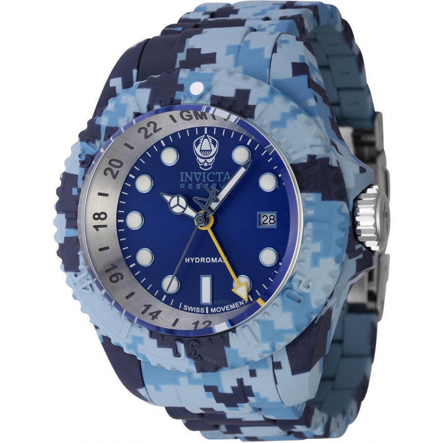 Invicta Reserve GMT Date Quartz Blue Dial Men's Watch 45940 - Dawson Watches