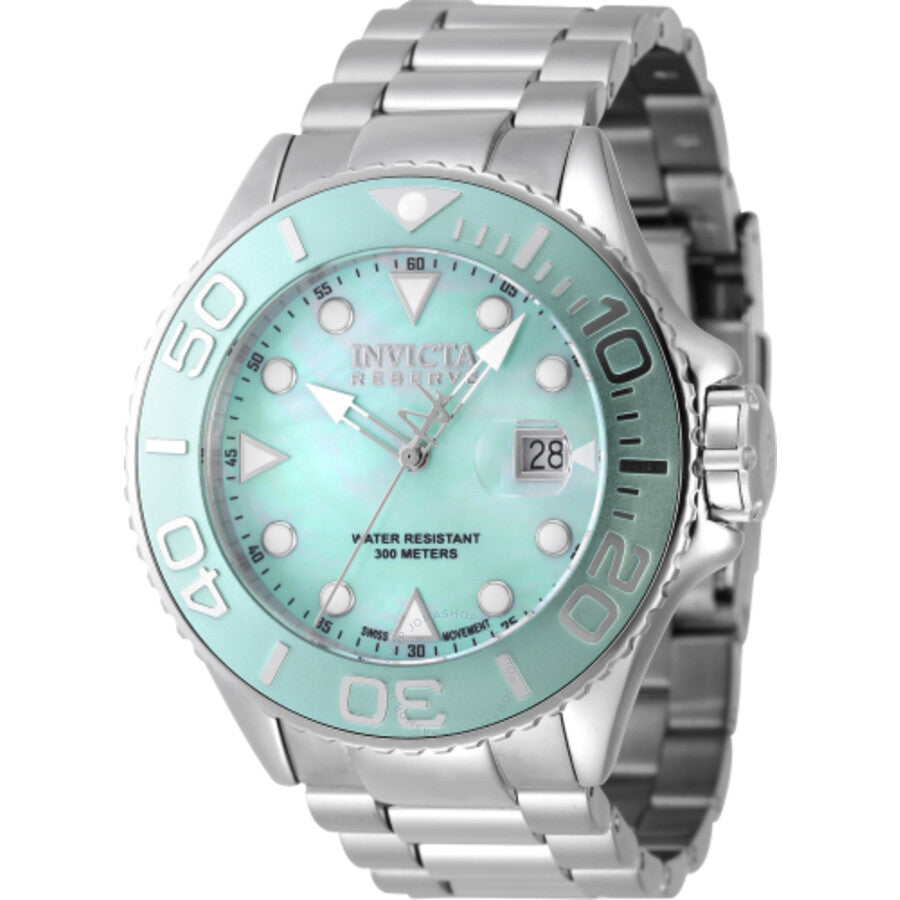 Invicta Reserve Grand Diver Quartz Turquoise Dial Men's Watch 47210 - Dawson Watches