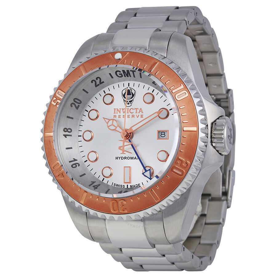 Invicta Reserve Silver Dial Stainless Steel Men's Watch 16964 - The Watches Men & Co #2