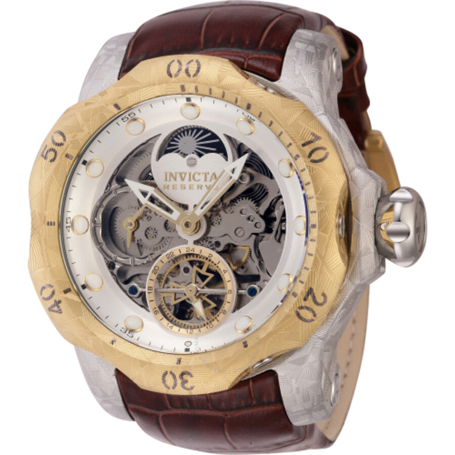 Invicta Reserve Venom Automatic Day-Night Silver Dial Men's Watch 44430 - Dawson Watches