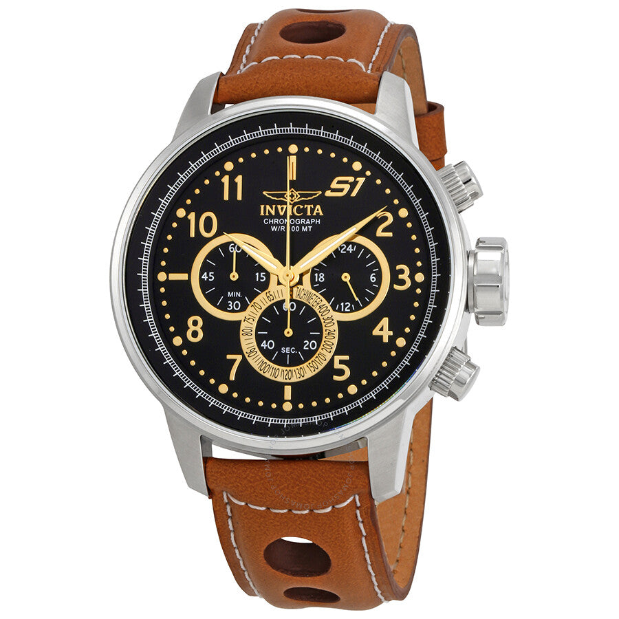 Invicta S1 Rally Chronograph Black Dial Men's Watch 23597 - Dawson Watches