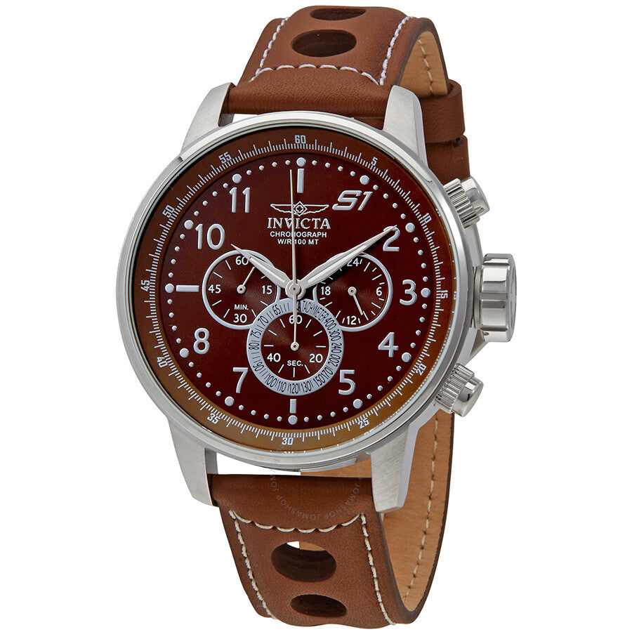 Invicta S1 Rally Chronograph Brown DialMens Watch 25726 - Dawson Watches