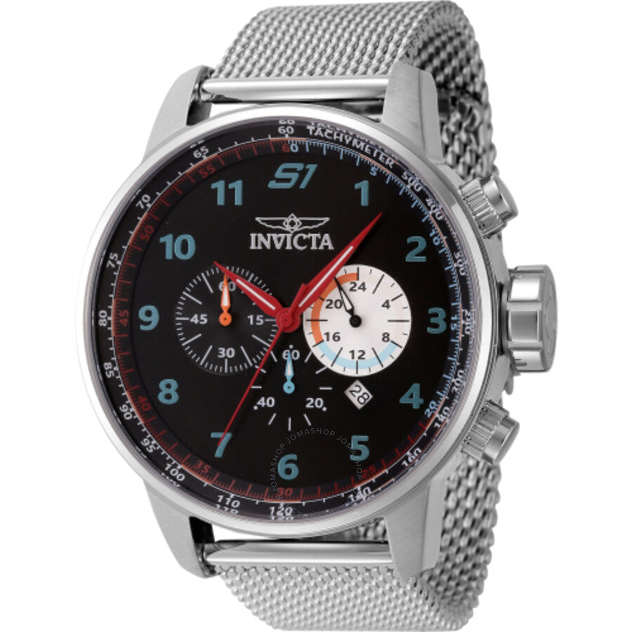 Invicta S1 Rally Chronograph GMT Quartz Black Dial Men's Watch 44947 - Dawson Watches