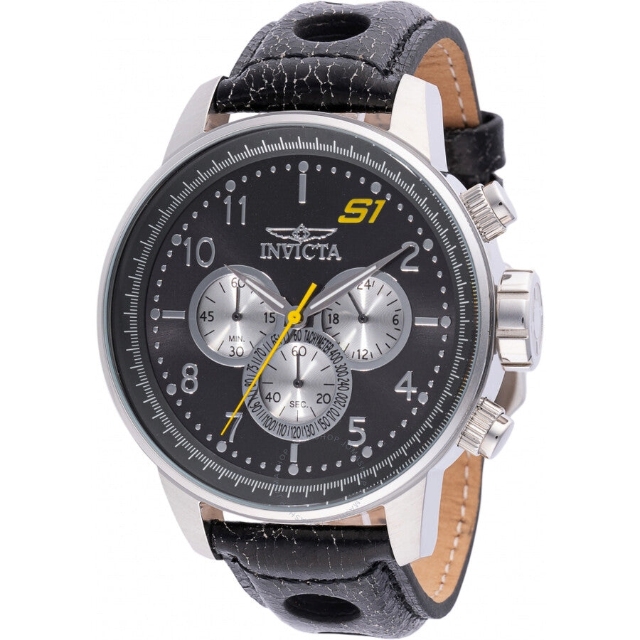 Invicta S1 Rally Chronograph GMT Quartz Black Dial Men's Watch 45909 - Dawson Watches