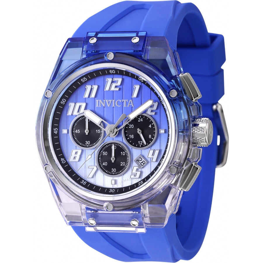Invicta S1 Rally Chronograph GMT Quartz Blue Dial Men's Watch 47350 - Dawson Watches