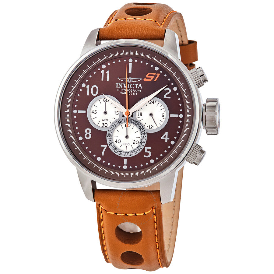 Invicta S1 Rally Chronograph Quartz Brown Dial Men's Watch 16015 - Dawson Watches