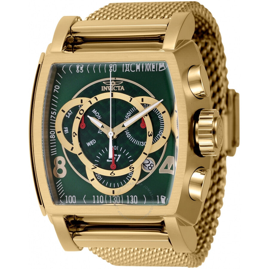 Invicta S1 Rally Chronograph Quartz Green Dial Men's Watch 46015 - Dawson Watches