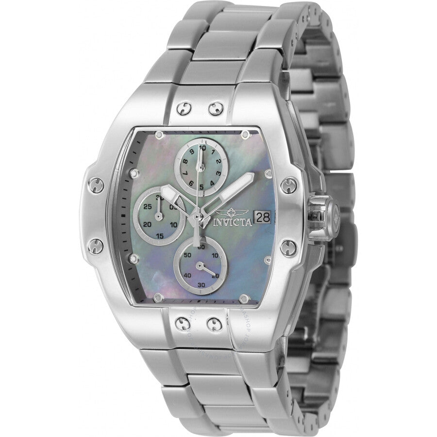 Invicta S1 Rally Chronograph Quartz Platinum Dial Ladies Watch 45769 - Dawson Watches